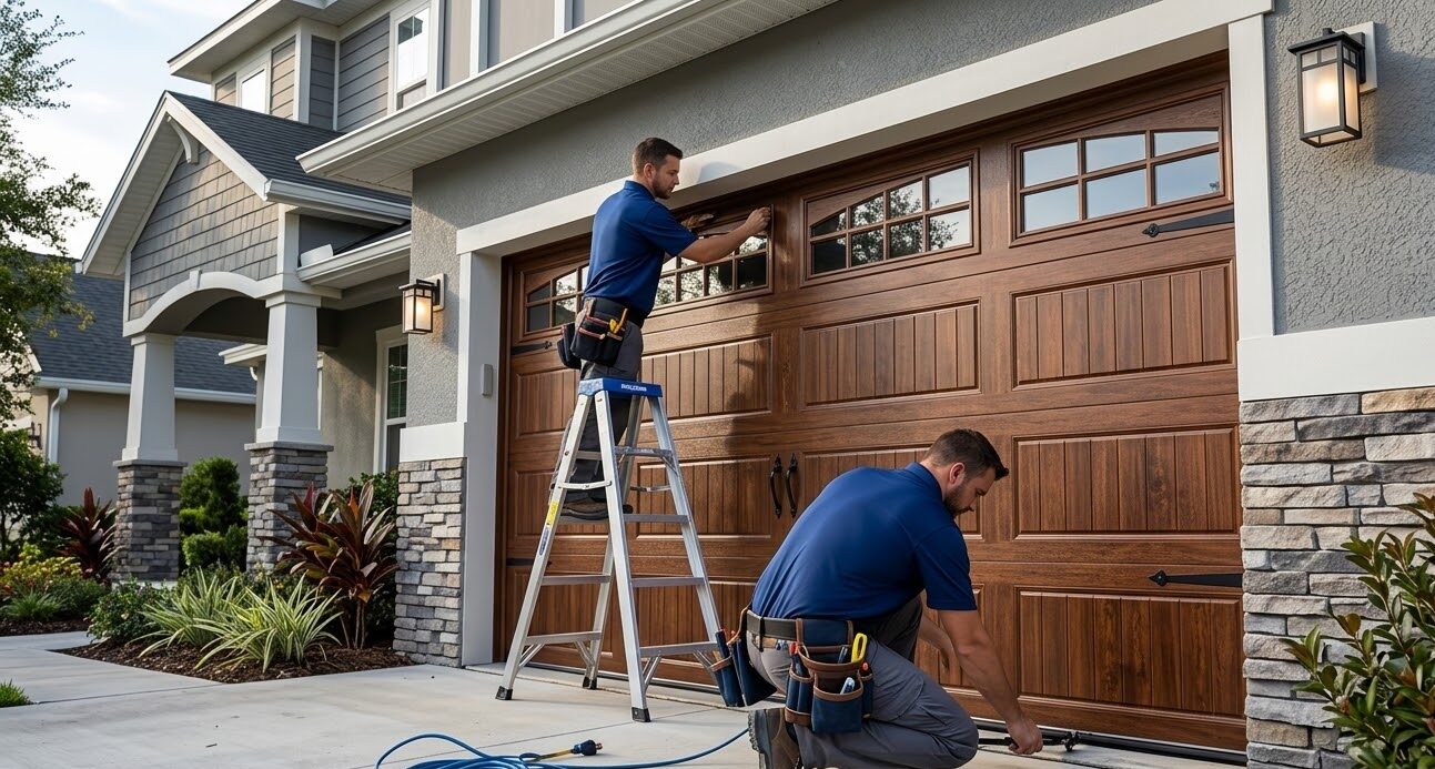 Garage door opener installation in Lake Wales Florida