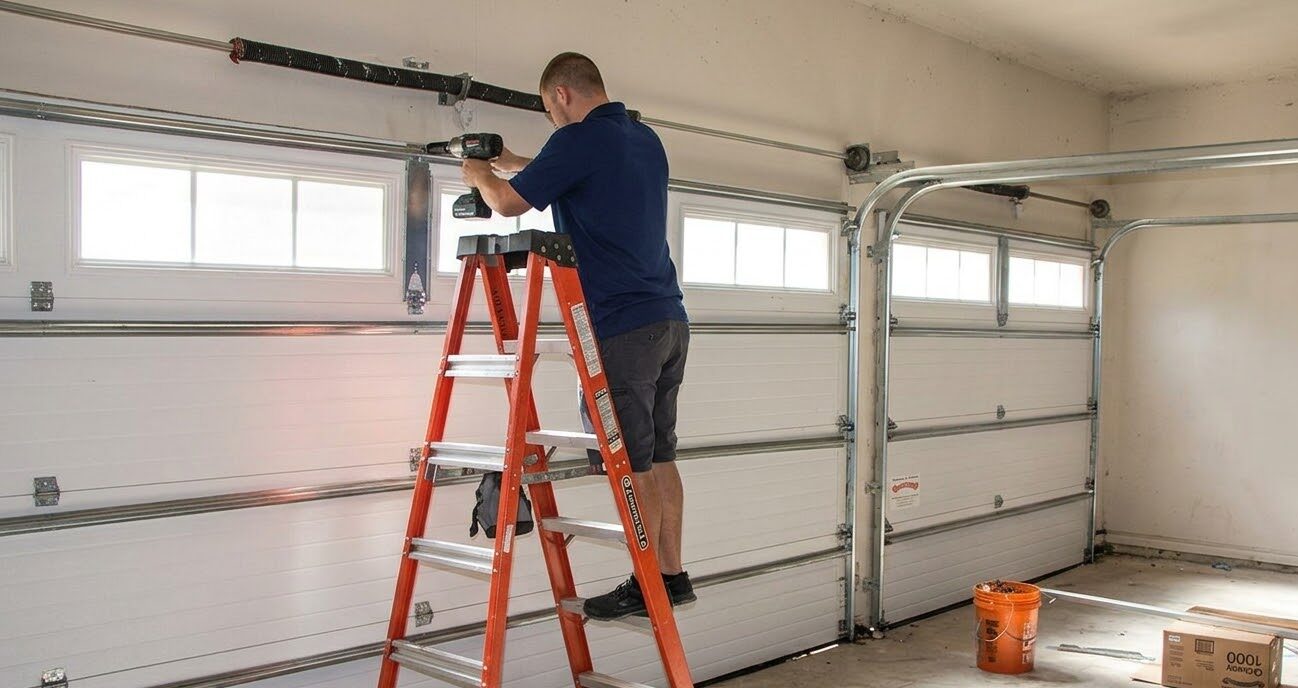 Garage door vulnerable to hurricane winds in Central Florida